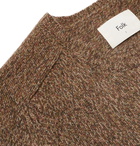 Folk - Patrice Mélange Merino Wool Sweater - Brown