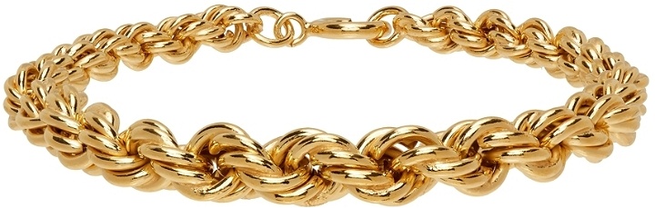 Photo: Ernest W. Baker Gold Rope Chain Bracelet