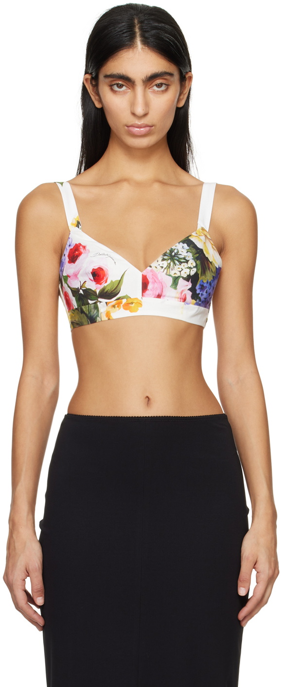 Dolce & Gabbana White Garden Top