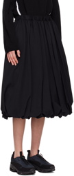 Comme des Garçons Black Black Pleated Skirt