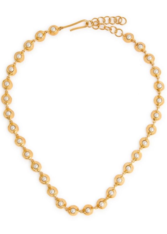 Photo: Joanna Laura Constantine Multi Wave 18kt Gold-plated Necklace - One Size