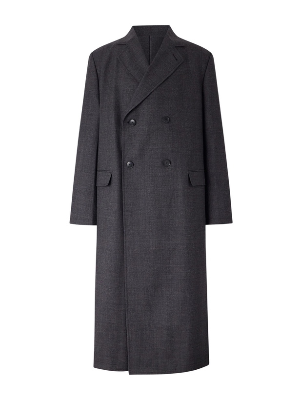 Photo: mfpen - Conference Double-Breasted Wool Coat - Gray