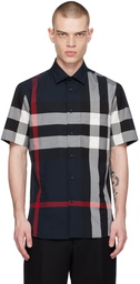 Burberry Navy Summerton Shirt