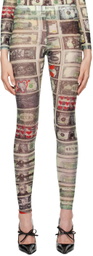VAQUERA Multicolor Dollar Print Leggings