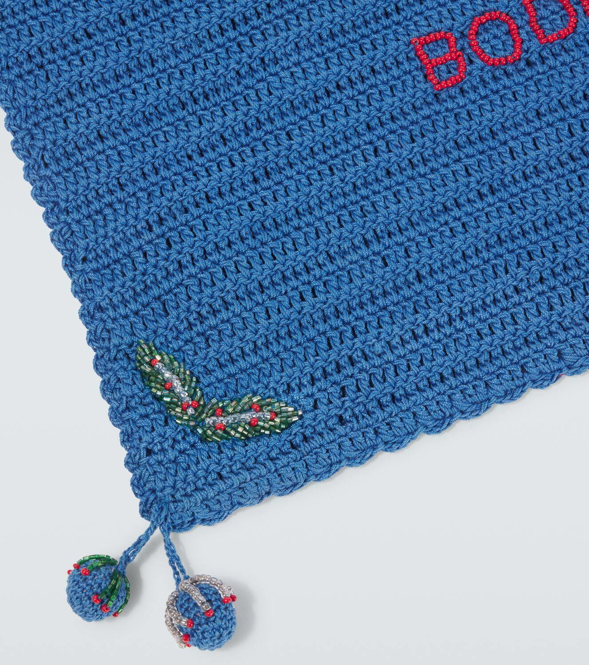 Bode Laurel beaded crochet tote bag Bode