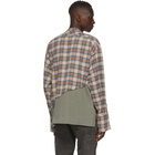 Greg Lauren Multicolor 50/50 Boxy Shirt