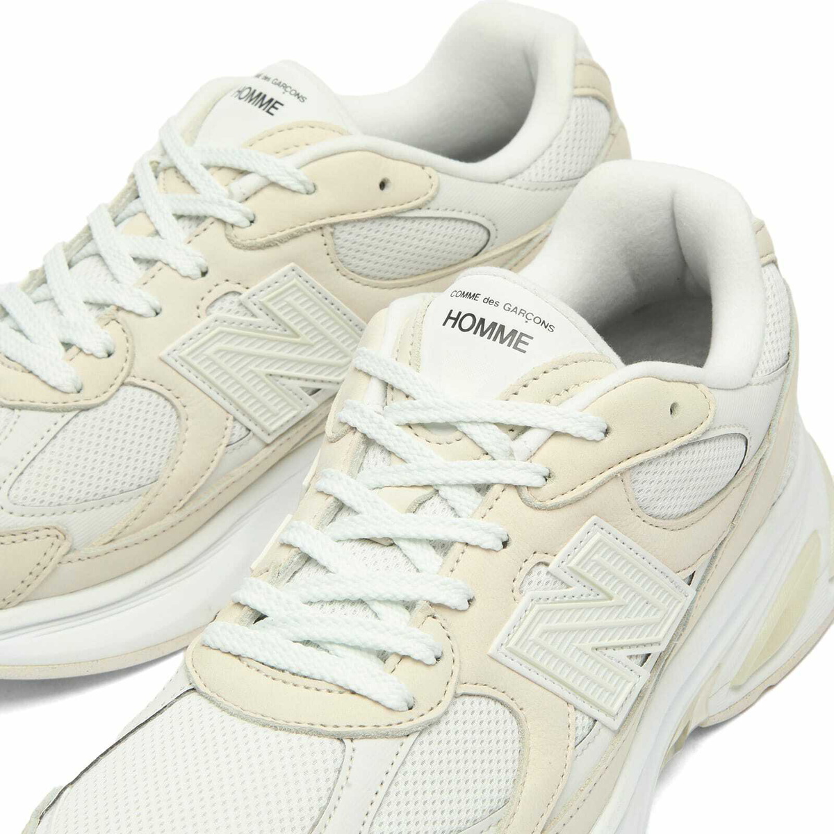 Comme des Garçons Homme Men's x New Balance 2010V Sneakers in White