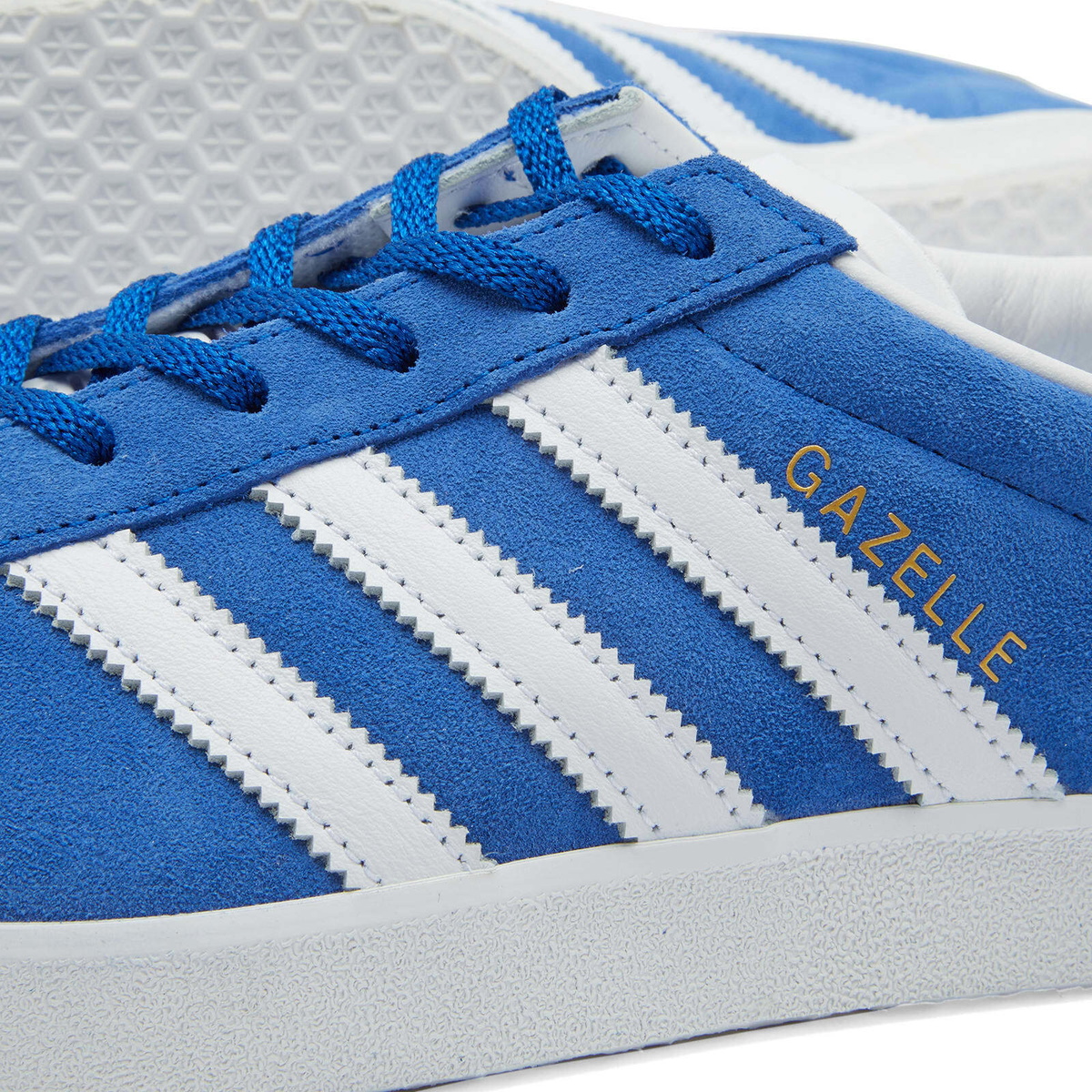 Adidas Men's Gazelle 85 Sneakers in Blue/White/Gold adidas