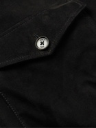 Baracuta - G9 AF Suede Harrington Jacket - Black