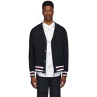 Thom Browne Navy Oversized Cardigan