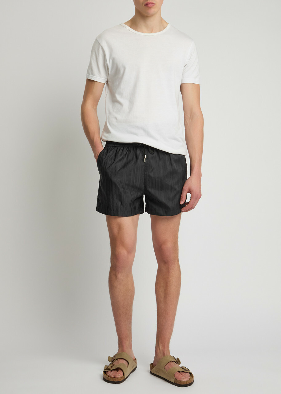 Paul Smith Striped Shell Swim Shorts Black