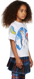 Charles Jeffrey Loverboy SSENSE Exclusive Kids White Graphic T-Shirt