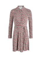 Diane Von Furstenberg Didi Printed Stretch-jersey Mini Wrap Dress Red