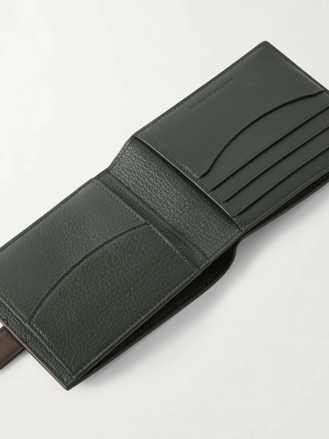 Dunhill - Alfred 4CC&CP Patina-Leather Billfold Wallet