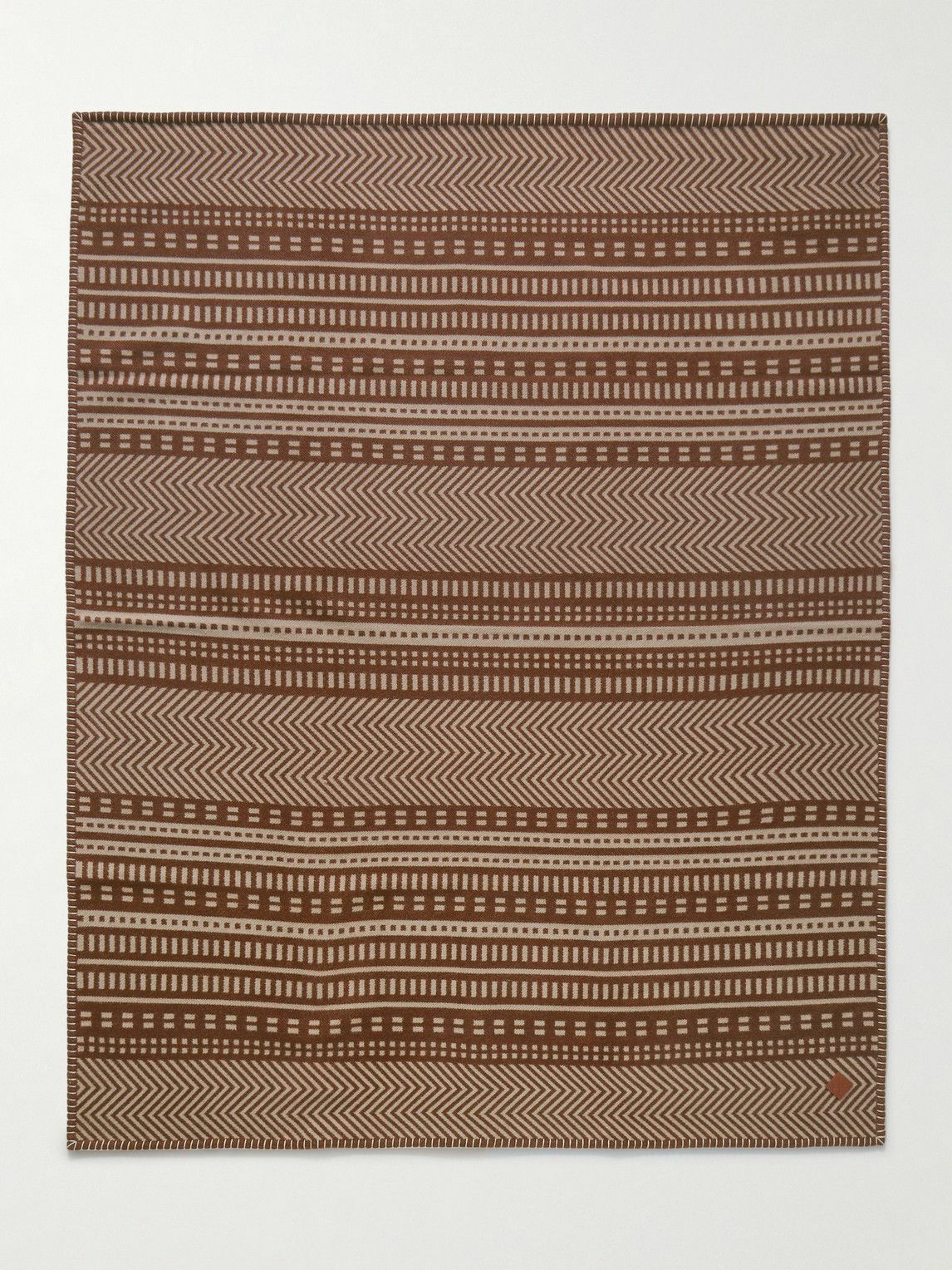 Loro Piana - Atacama Virgin Wool and Cashmere-Blend Jacquard Blanket