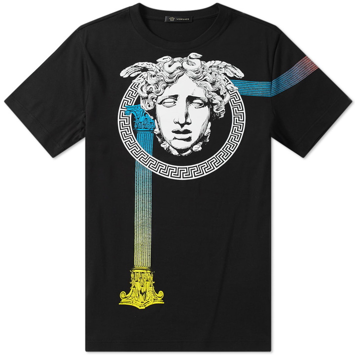 Photo: Versace Medusa Column Print Tee