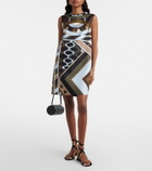 Pucci Vivara silk twill minidress