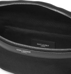 SAINT LAURENT - Leather-Trimmed Canvas Belt Bag - Black