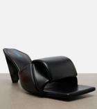 Loewe Origami leather mules