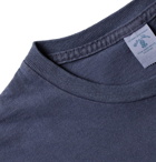 Velva Sheen - Slim-Fit Cotton-Jersey T-Shirt - Navy