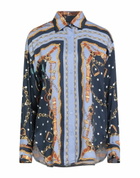 Maje Womens Shirt in Light blue
