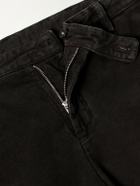 Massimo Alba - Ionio2 Straight-Leg Cotton Trousers - Brown
