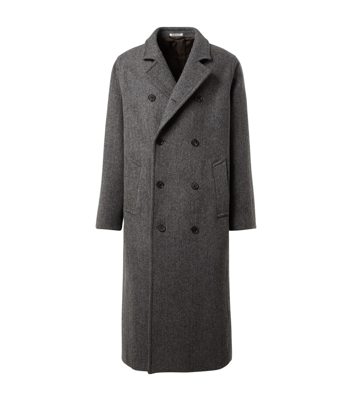 ジャケット・アウター AURALEE ALPACA WOOL MELTON TRENCH COAT Auralee Melton Wool And Alpaca Trench Coat In Green - 40