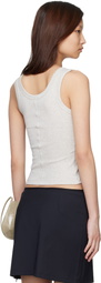 FLORE FLORE Gray Hillie Tank Top