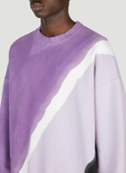 NOMA t.d. - Hand Dyed Sweatshirt in Purple