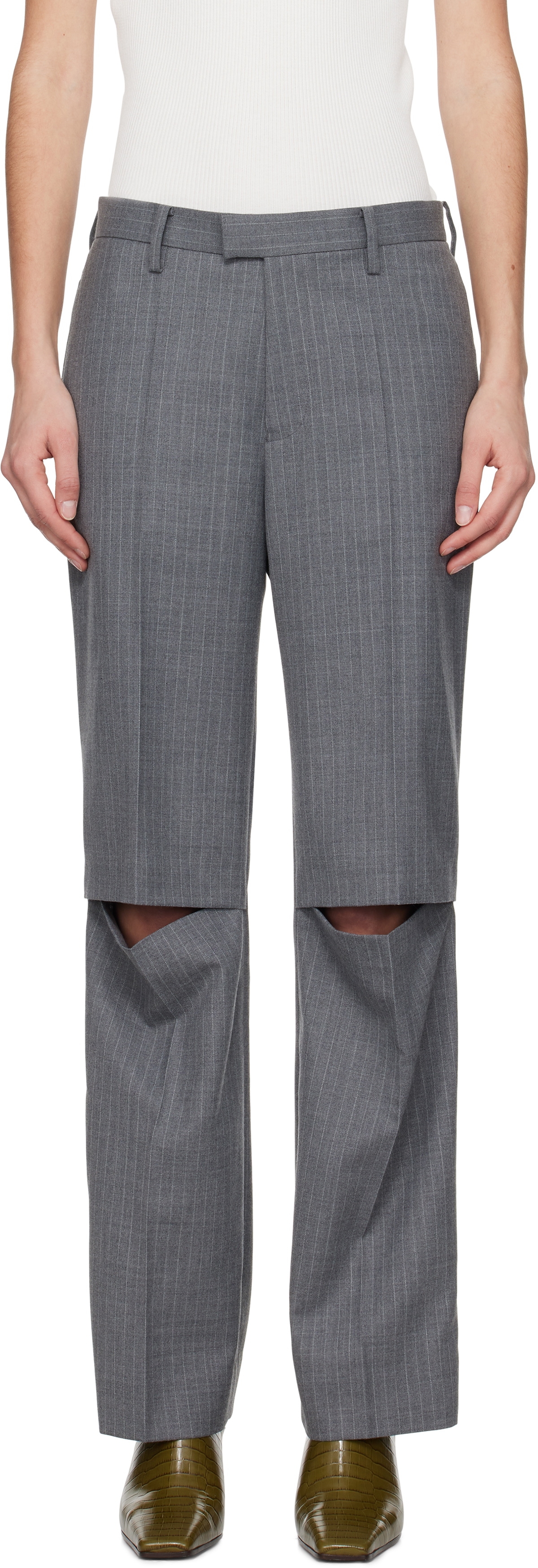 UNDERCOVERISM アンダーカバリズム ストライプスラックス UNDERCOVERISM アンダーカバリズム ストライプスラックス 楽天