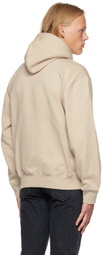 Carhartt Work In Progress Beige Embroidered Hoodie