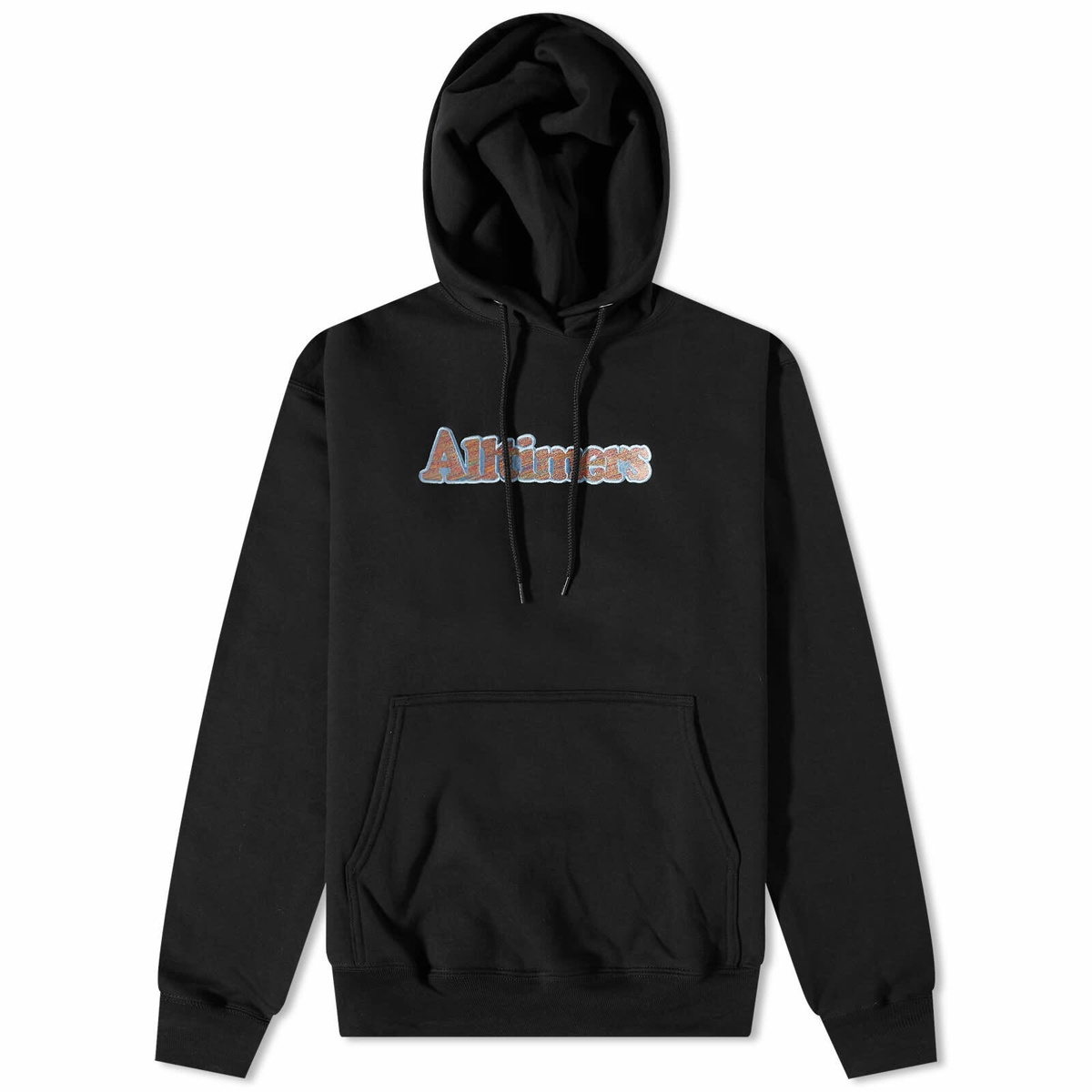 Alltimers Men's Broadway Multiyarn Embroidered Hoodie in Black Alltimers