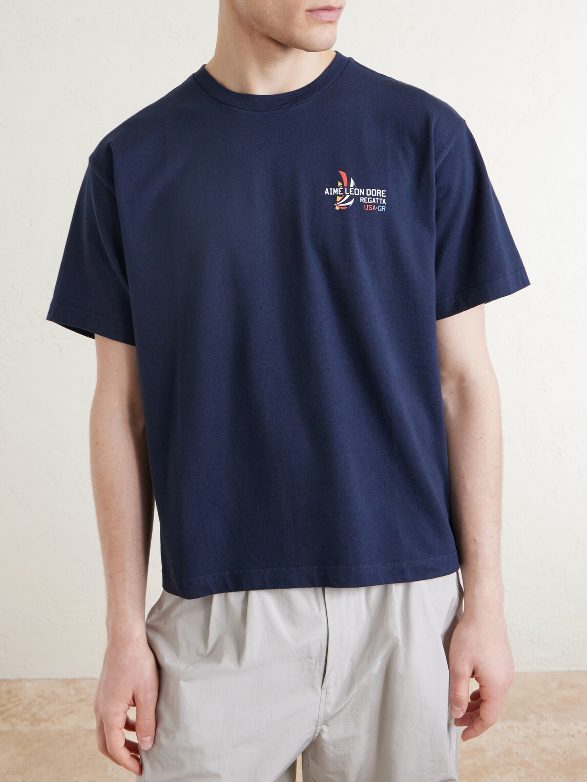 Aimé Leon Dore - Printed Cotton T-Shirt - Blue
