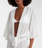 Melissa Odabash Tali scalloped sheer kaftan