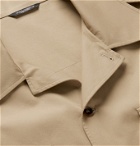 Dolce & Gabbana - Camp-Collar Printed Cotton-Twill Shirt - Neutrals