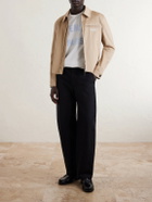 Givenchy - Harrington Logo-Appliquéd Cotton-Twill Jacket - Neutrals