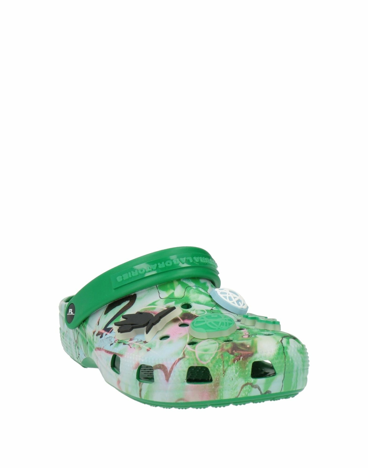 Crocs X Futura Laboratories Womens Mules & Clogs in Green