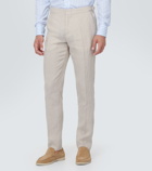 Orlebar Brown 007 Griffon linen straight pants