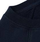 Holiday Boileau - Printed Fleece-Back Cotton-Jersey Sweatshirt - Navy