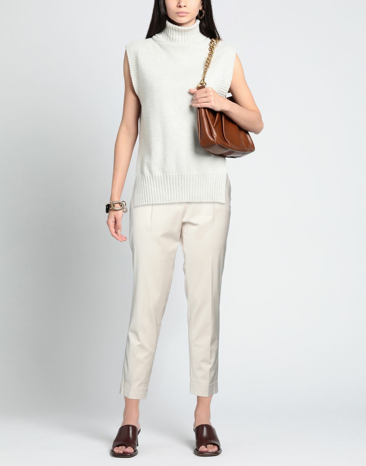 Peserico Womens Pants in Cream