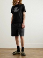 Moncler - Straight-Leg Logo-Appliquéd Nylon Bermuda Shorts - Black