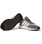 adidas Originals - I-5923 Suede-Trimmed Neoprene Sneakers - Men - Gray