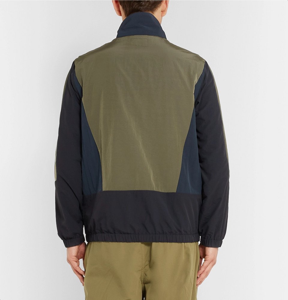 Folk - Panelled Nylon Track Jacket - Men - Navy Folk