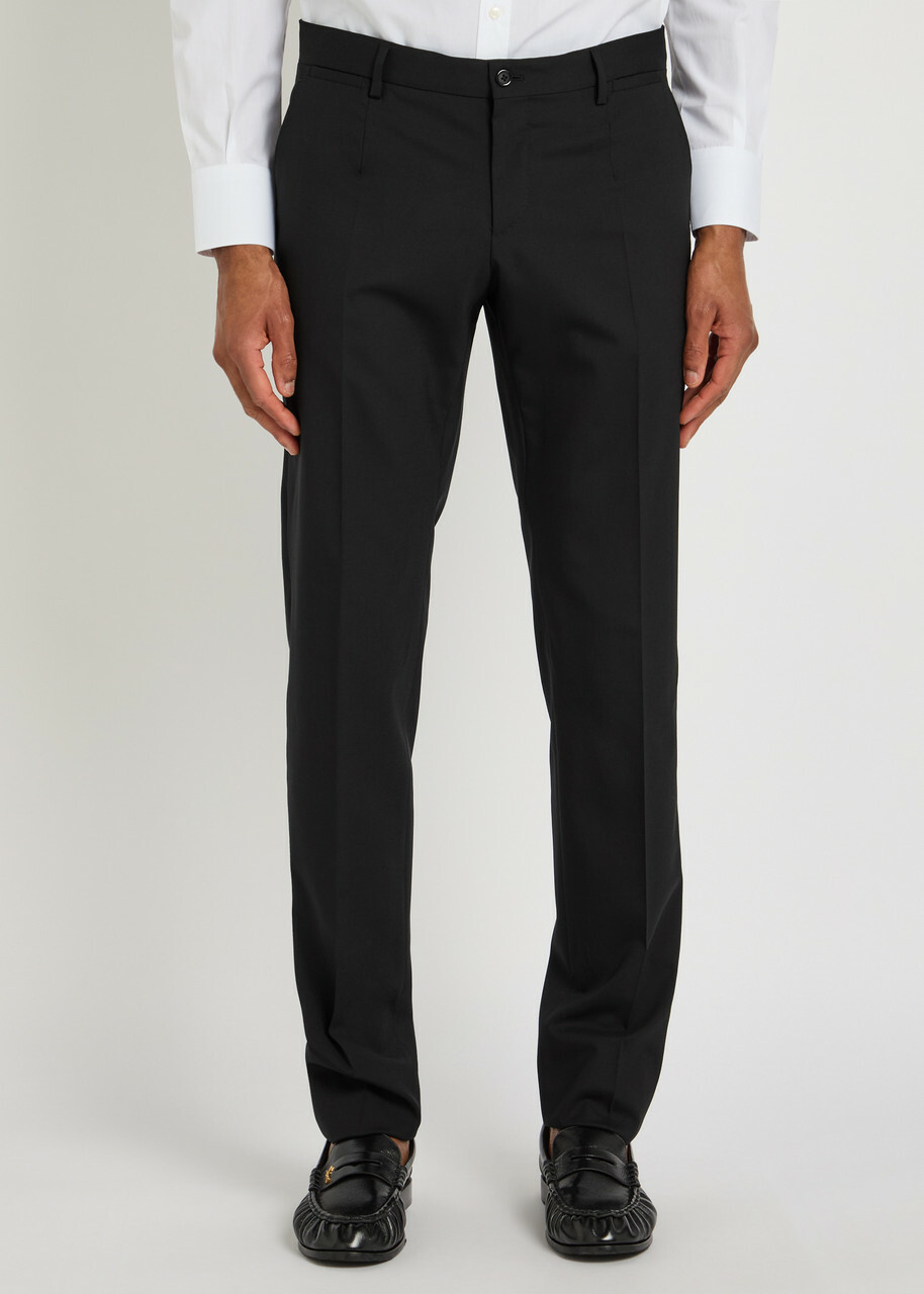 Dolce & Gabbana Martini Stretch-wool Suit Black
