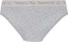 Vivienne Westwood Two-Pack Gray Cotton Briefs