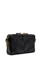 Valentino Garavani Vlogo Panelled Leather Shoulder bag - Black - One Size