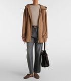'S Max Mara Hooded virgin wool jacket