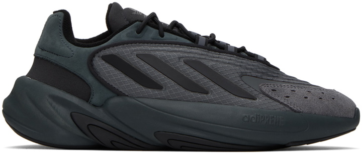 Photo: adidas Originals Black & Gray Ozelia Sneakers