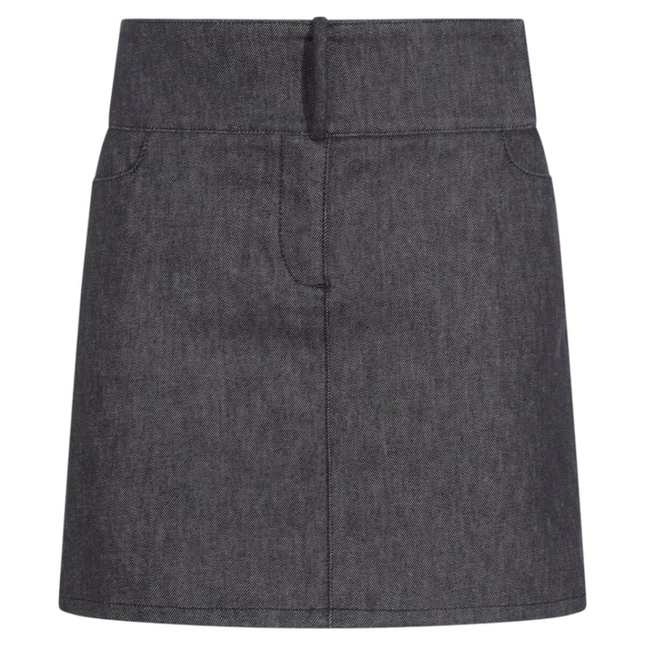 Photo: Courrèges Dark Grey Cotton Mini Skirt