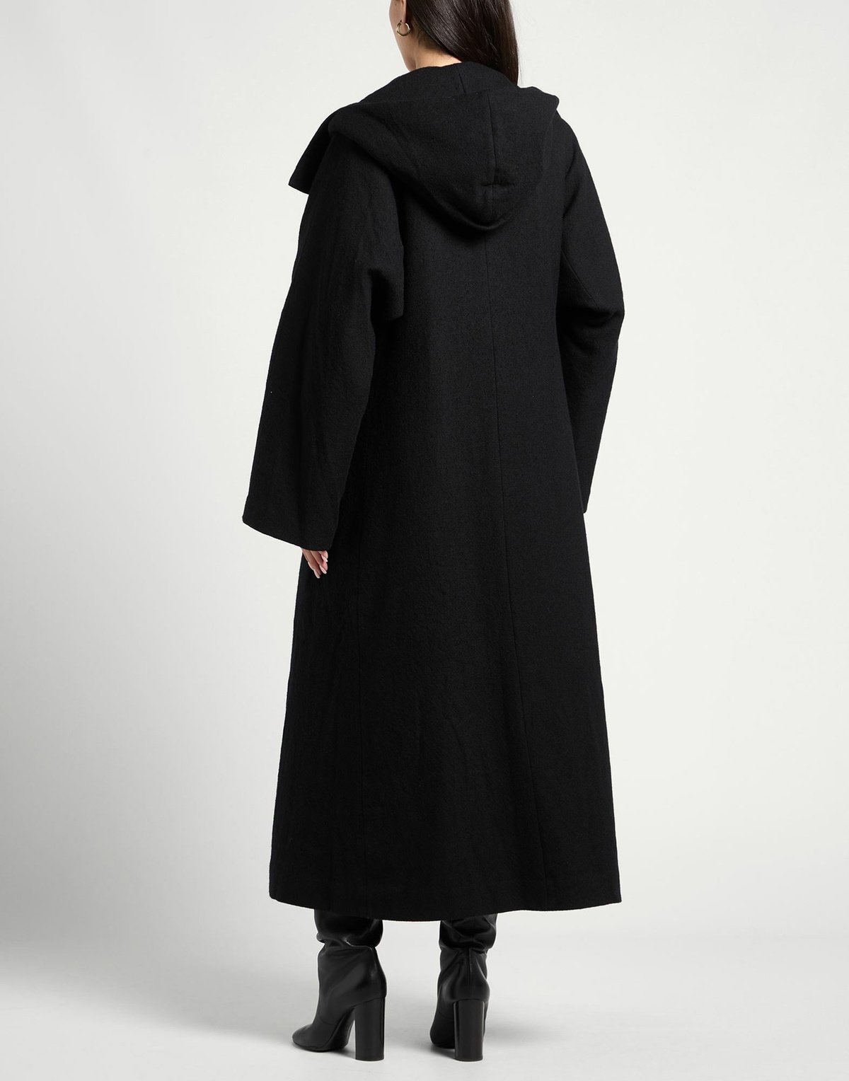 Yohji Yamamoto Womens Coat in Black